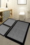 Mijölnir Juego de alfombrillas de baño Barley - Gris